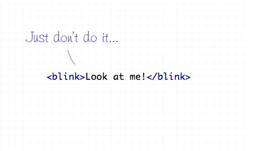 blink-10個最常犯的HTML標籤錯誤