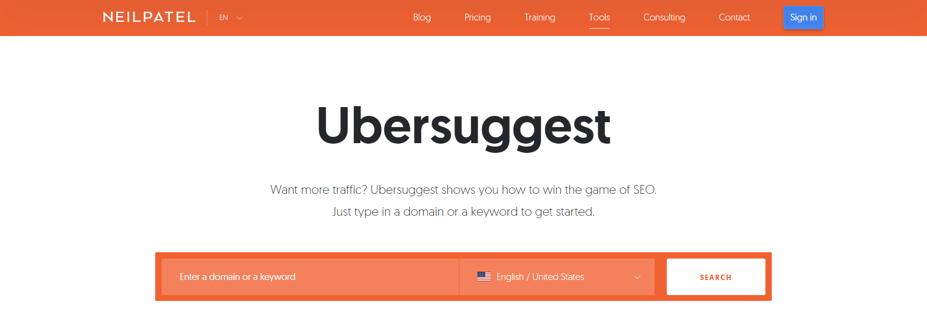 Ubersuggest